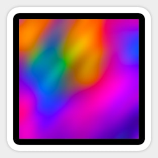 Beautiful Abstract Color Art Sticker